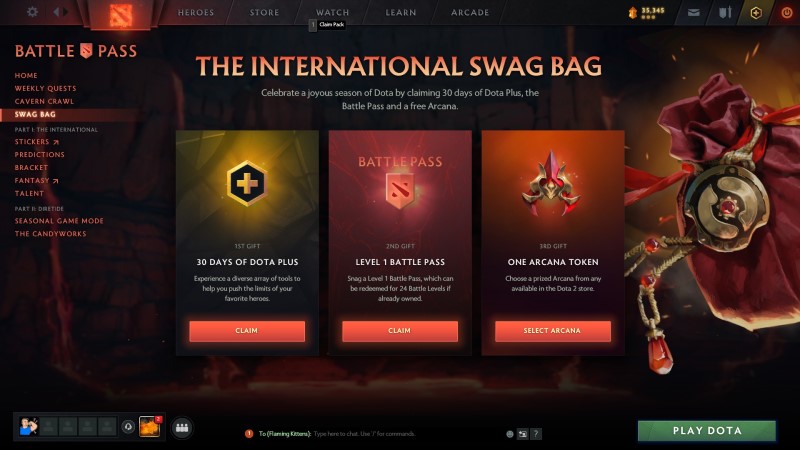 How to get free Arcana in Dota 2