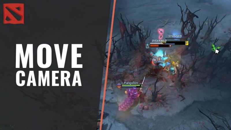 How to move camera in Dota 2